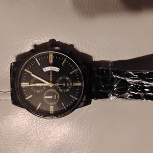 Etro Black and Gold Men’s Chronograph Watch